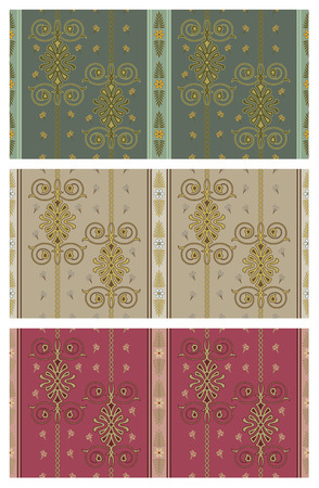 Classy decorative wallpaper seamless patternのイラスト素材