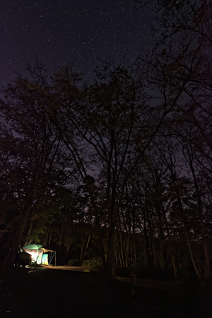 Fall campの写真素材