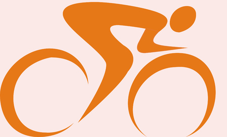 Cycle raceのイラスト素材