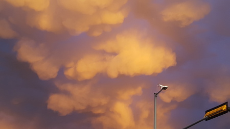 colorful NM skyの写真素材