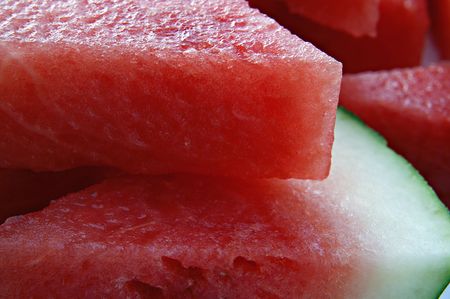Not only is watermelon a refreshing treat on a hot day, it stimulates the kidneys and acts as a gentle laxative.の写真素材