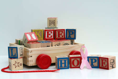 block cancer messageの写真素材