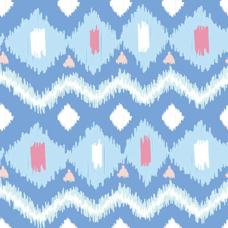 Ikat.Seamless pattern of african embroidery ethnic.Abstract background.Image for card,carpet,...
