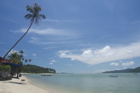 sea view in koh samui, thailandの写真素材