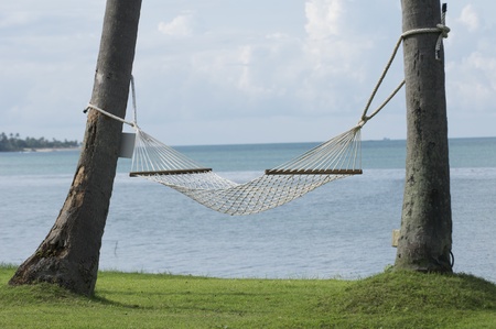 cradle on the beach, thailandの写真素材