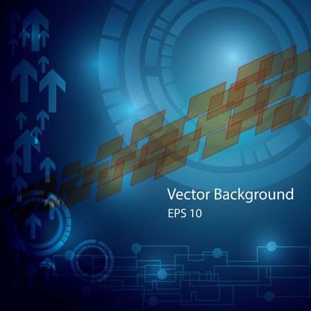 Abstract Technology Vector Backgroundのイラスト素材