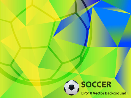 Abstract Soccer Background Vector Illustrationのイラスト素材