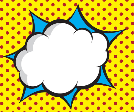 speech bubble pop art,comic book background vector illustration