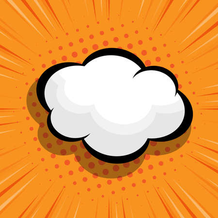 comic zoom background vector illustrationのイラスト素材