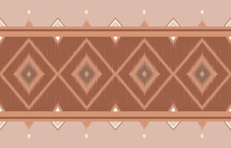 abstract horizontal ethnic oriental ikat pattern traditional design for background,carpet,wallpaper,clothing,wrapping,batik,fabric,Vector illustrationのイラスト素材