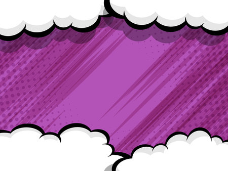 abstract comic book pop art cartoon background vector illustrationのイラスト素材