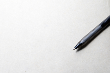 pen on paper background.の写真素材