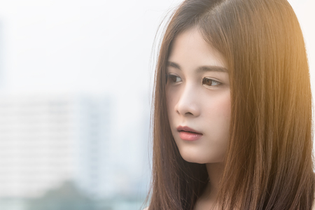 Sad womanの写真素材