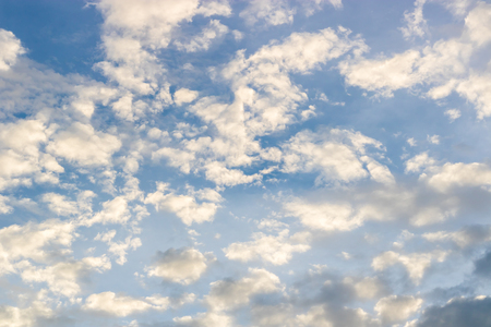 Blue sky with cloudsの写真素材