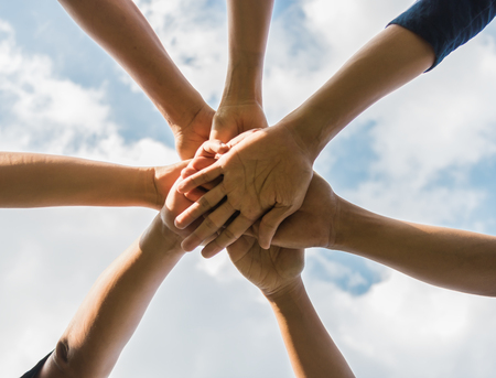 teamwork conceptの写真素材