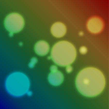 Bokeh rainbowのイラスト素材