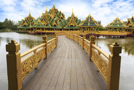 Enlightened City Hall is located in the ancient province of Samut Prakan.の写真素材