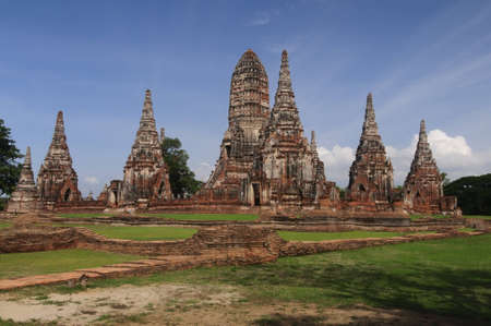 Interested in Old Town. Ayutthaya. In Thailand.の写真素材
