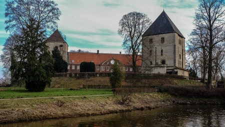 Schloss Rheda - Rheda-Wiedenbrück, Kreis Gütersloh, Nordrheinwestfalen, Deutschland/Germanyのeditorial素材