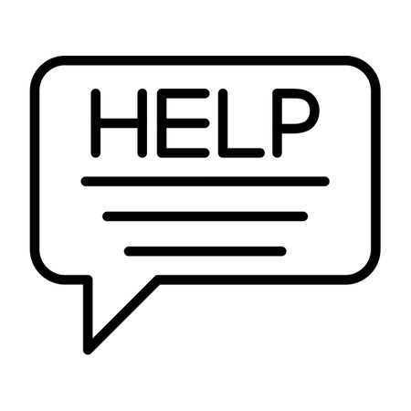 Ask For Help Vector Iconのイラスト素材