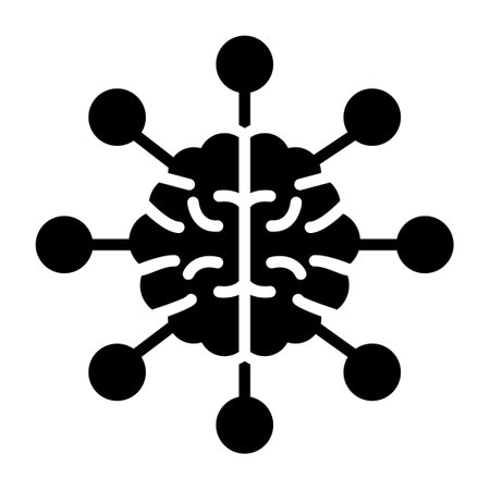 Brain Vector Iconのイラスト素材