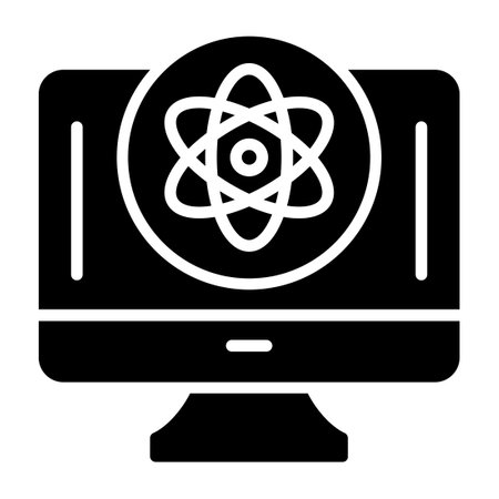 Computer Science Vector Iconのイラスト素材