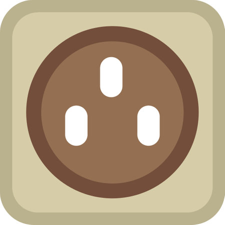 Socket Flat Iconのイラスト素材