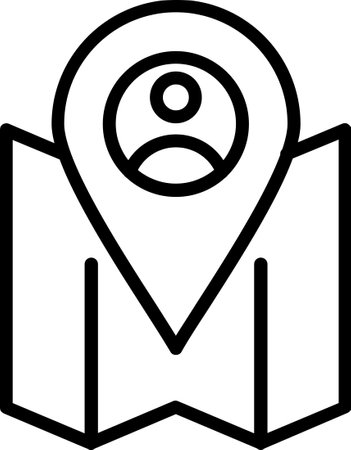 Customer Journey Line Iconのイラスト素材