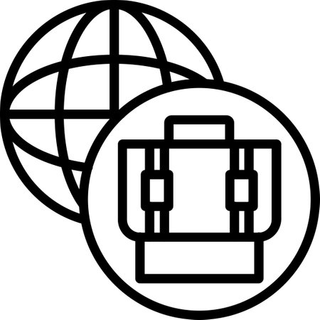 Business Line Iconのイラスト素材