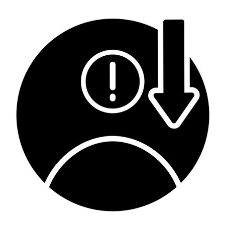 Human Error Glyph Iconのイラスト素材