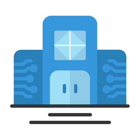 Company Flat Iconのイラスト素材