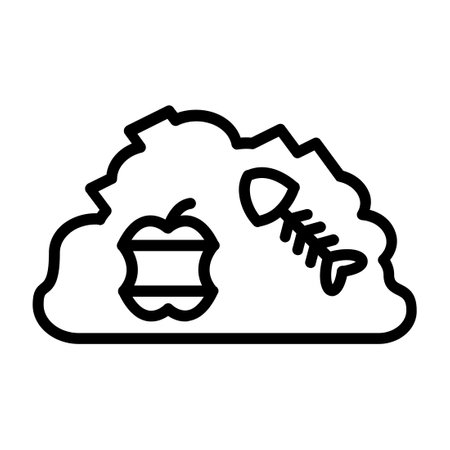 Dump Line Iconのイラスト素材