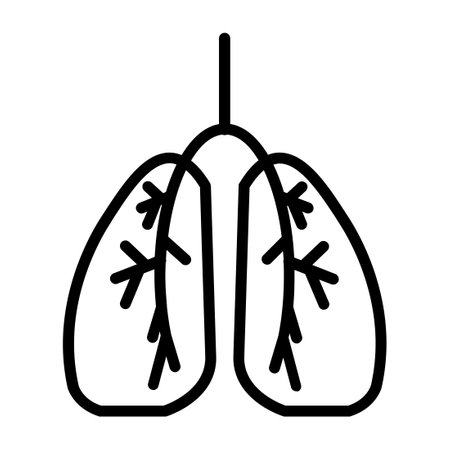 Lunges Line Iconのイラスト素材