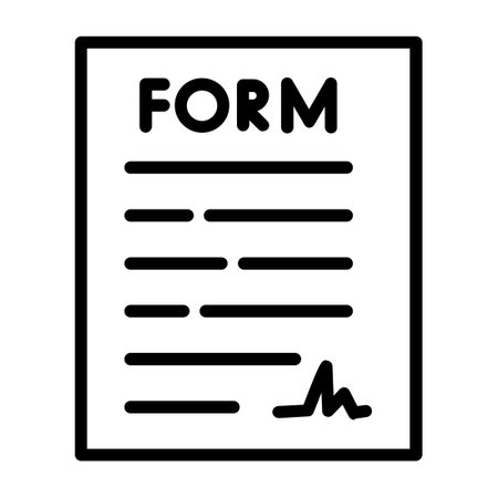 Form Line Iconのイラスト素材