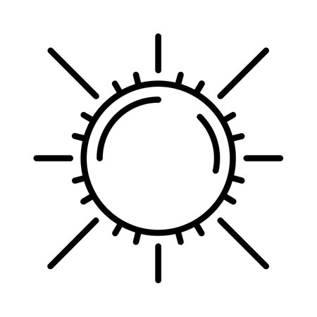 Sun Iconのイラスト素材