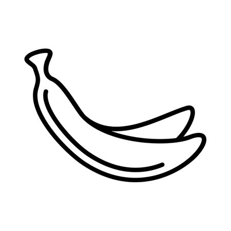 Banana Iconのイラスト素材