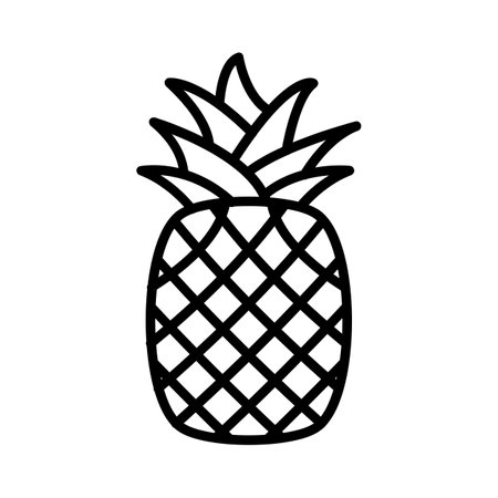 Pine Apple Iconのイラスト素材