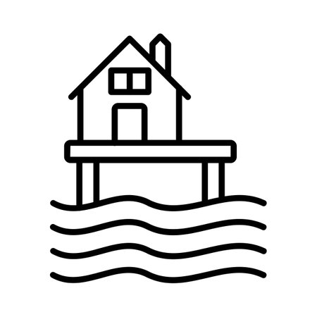 Resort Icon illustrationのイラスト素材