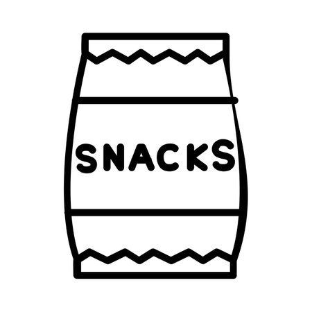 Snacks Iconのイラスト素材