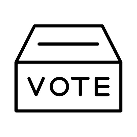 Voting Booth Iconのイラスト素材