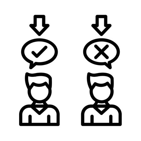 Opposition Iconのイラスト素材