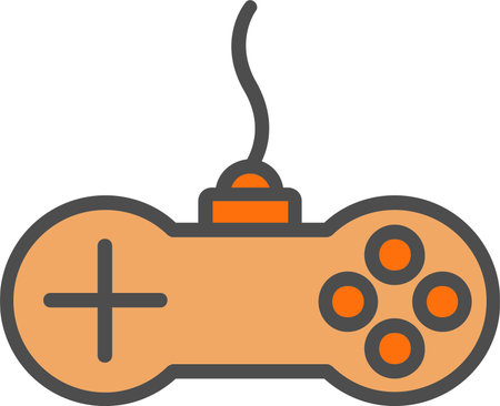 Game Controller Vector Icon Designのイラスト素材