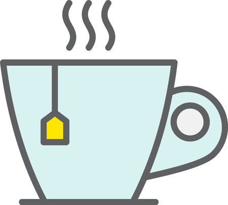 Tea Bag Vector Icon Designのイラスト素材