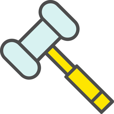 Hammer Vector Icon Designのイラスト素材