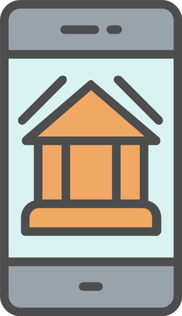 Online Banking Vector Icon Designのイラスト素材
