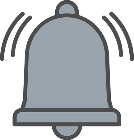 Alarm Bell Vector Icon Designのイラスト素材