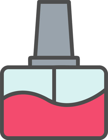 Nail Polish Vector Icon Designのイラスト素材