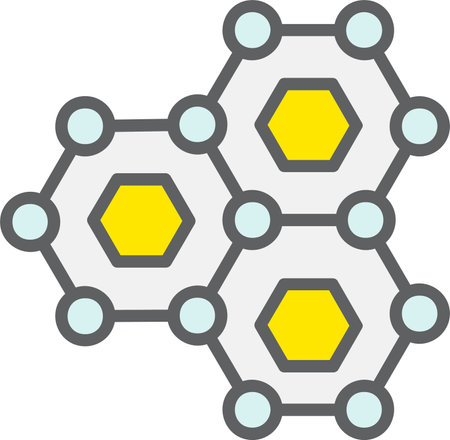 Molecule Vector Icon Designのイラスト素材