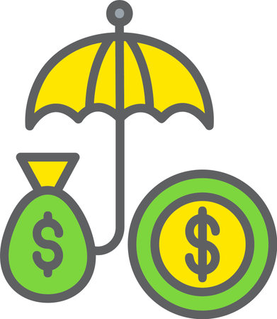 Business Insurance Vector Icon Designのイラスト素材