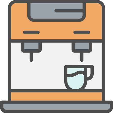 Coffee Maker Vector Icon Designのイラスト素材